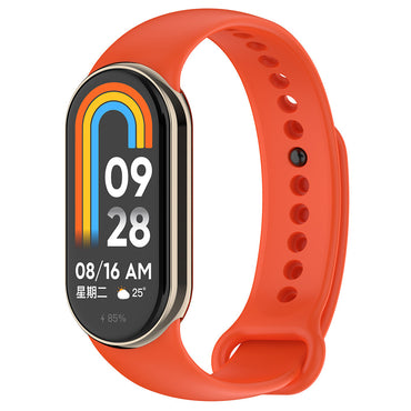 Xiaomi Mi Band 9 Serisi Klasik Kordon Silikon Strap Kayış Kum Pembe