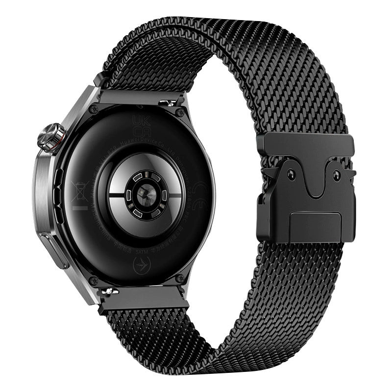 Xiaomi Mi Watch Color Zore KRD-25 22mm Metal Mesh Strap Black