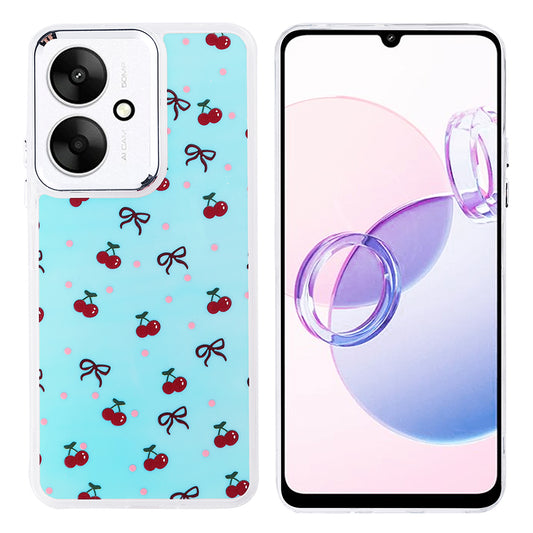 Xiaomi Poco C65 Kılıf Airbag Tasarımlı Zore Hadra Kapak Kiraz