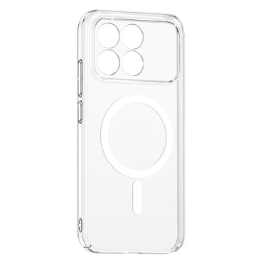 Xiaomi Poco F8 Pro Kamera Korumalı M-Safe Şarj Özellikli Şeffaf Zore London Sert PC Kapak