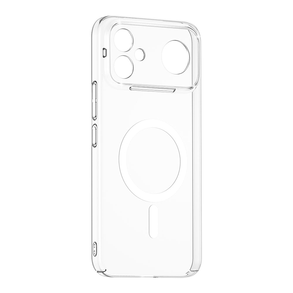 Xiaomi Poco F8 Ultra Kamera Korumalı M-Safe Şarj Özellikli Şeffaf Zore London Sert PC Kapak