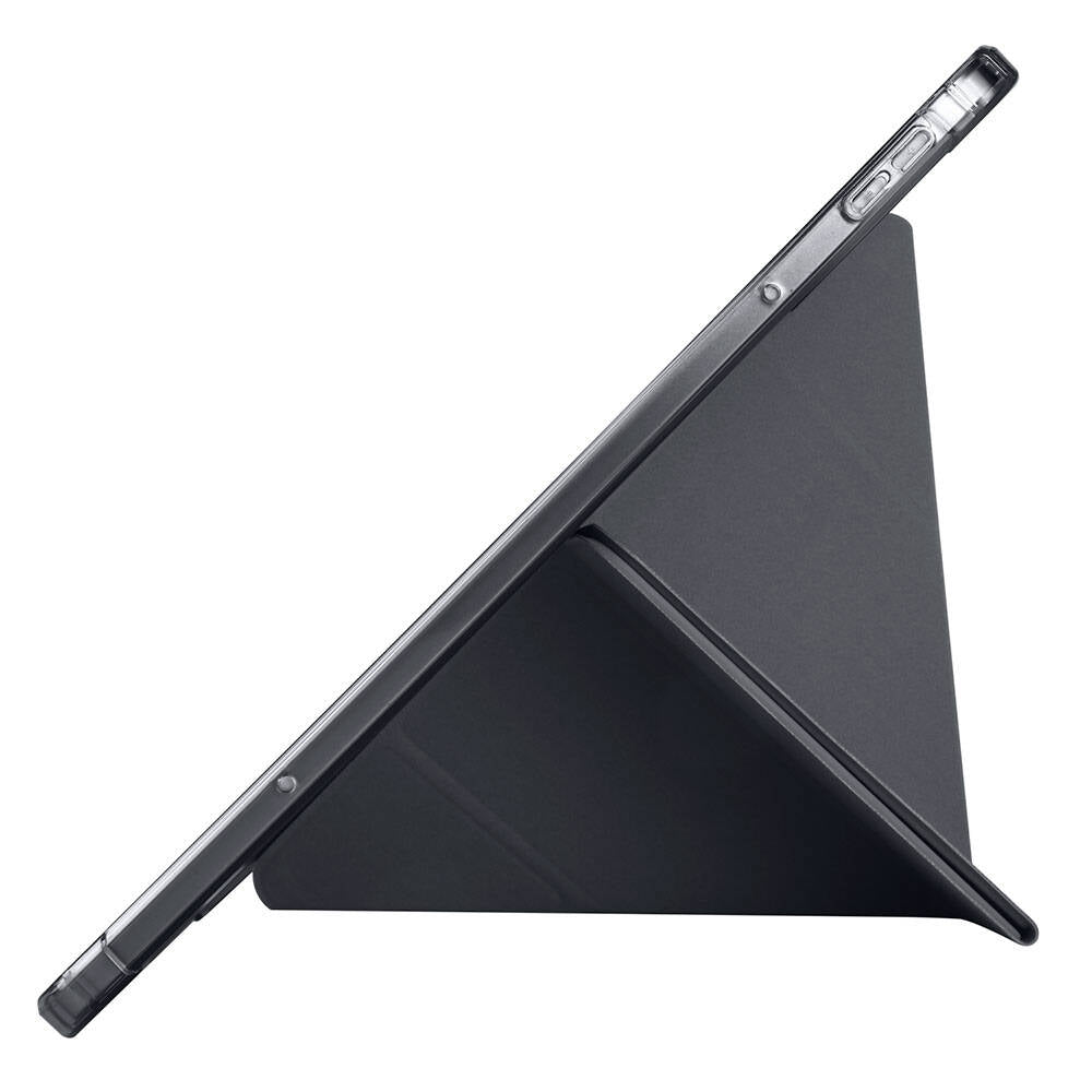Xiaomi Poco Pad Kılıf Zore Tri Folding Kalem Bölmeli Standlı Kılıf Siyah