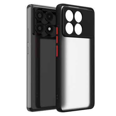 Xiaomi Poco X6 Pro Kılıf Zore Hux Kapak Siyah