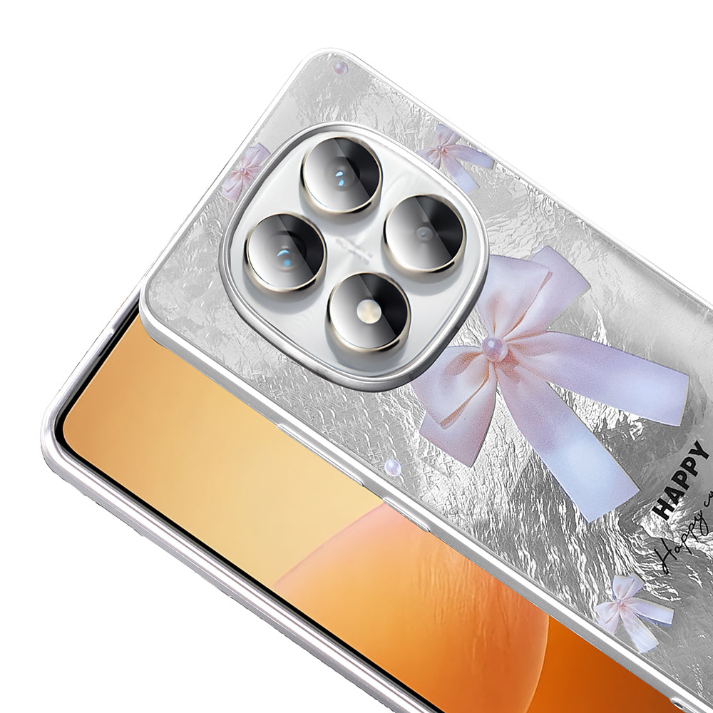 Xiaomi Poco X7 Kılıf Desenli Zore Mep Kapak Gri Leopar