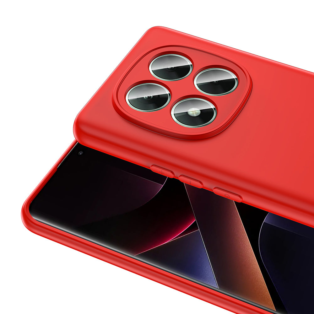 Xiaomi Poco X7 Kılıf Zore Mara Lansman Kapak Kırmızı