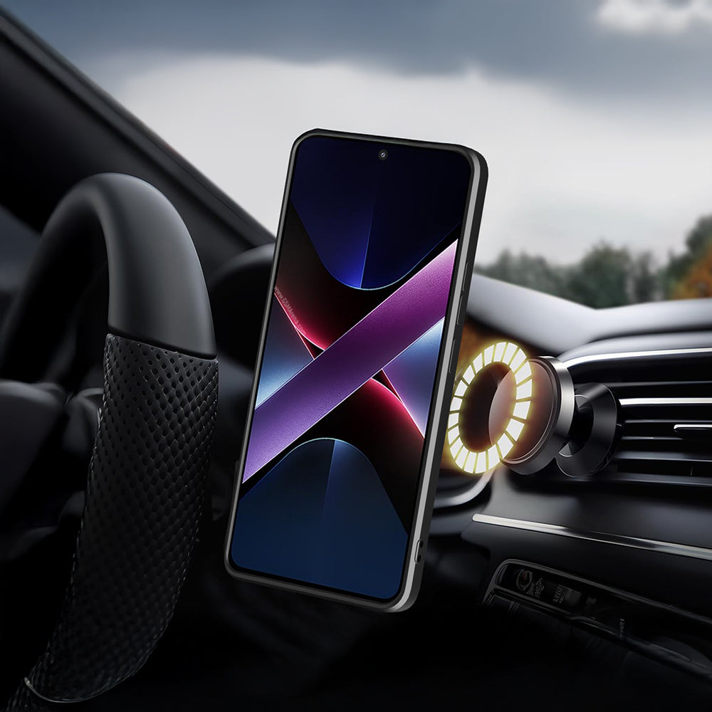 Xiaomi Poco X7 Pro Case Magnetic Stand Camera Protection Zore Sliding Vega Cover Black