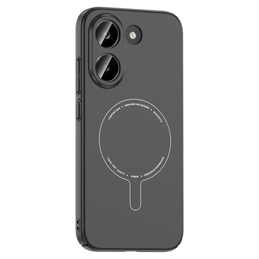 Xiaomi Poco X8 Pro Kılıf M-Safe Şarj Özellikli Kamera Korumalı Zore Elio Sert PC Kapak