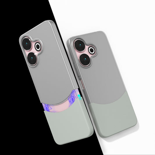 Xiaomi Redmi 13 4G Kılıf Mıknatıslı Zore Duble Kapak Gri