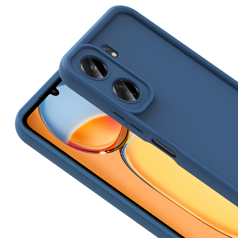 Xiaomi Redmi 13C Kılıf Kamera Korumalı Zore Ananas Kapak Siyah