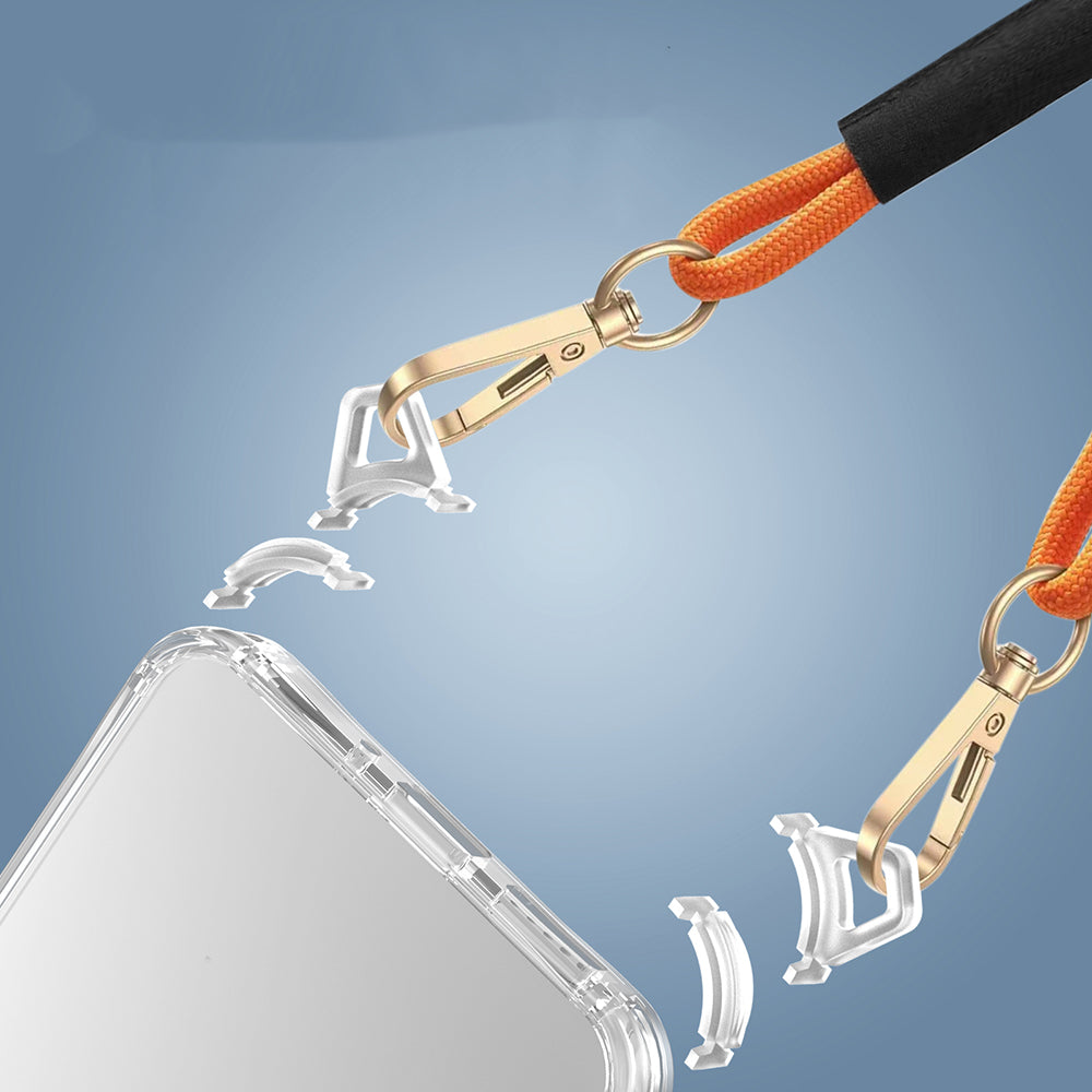 Xiaomi Redmi 14C 4G Case Airbag Detachable Strap Zore Snap Silicone Cover Transparent