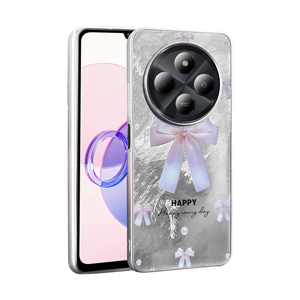 Xiaomi Redmi 14C 4G Case Patterned Zore Mep Cover Pearl Bow
