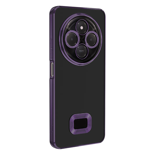 Xiaomi Redmi 14C 4G Case Camera Protection Logo Showing Zore Omega Cover Deep Purple 