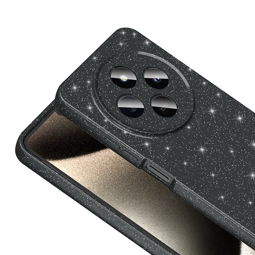 Xiaomi Redmi 14C 4G Case Camera Protection Glitter Luxury Zore Cotton Cover Black 