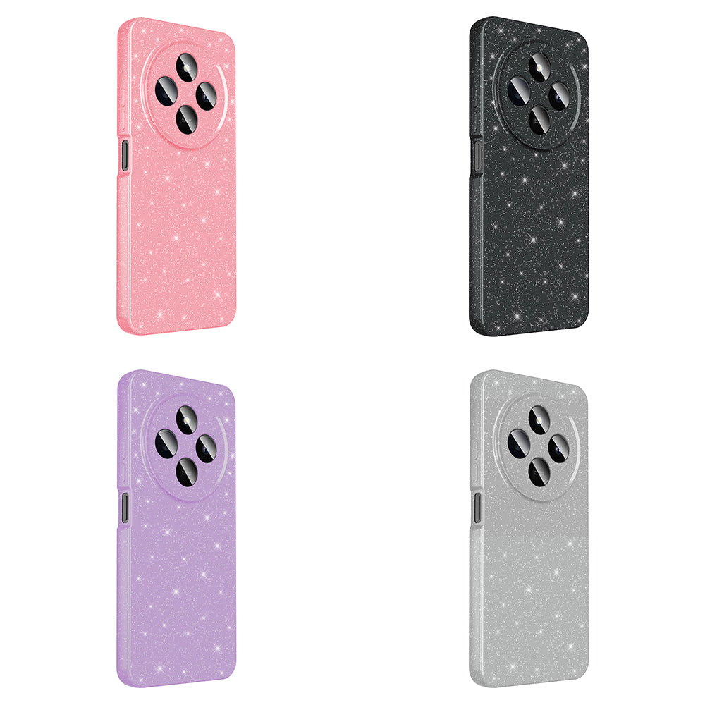 Xiaomi Redmi 14C 4G Case Camera Protection Glitter Luxury Zore Cotton Cover Silver 