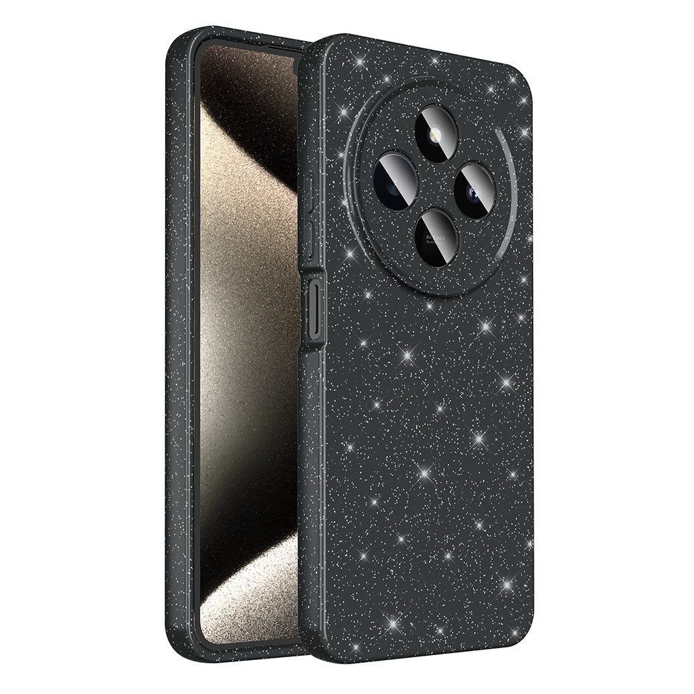 Xiaomi Redmi 14C 4G Case Camera Protection Glitter Luxury Zore Cotton Cover Black 