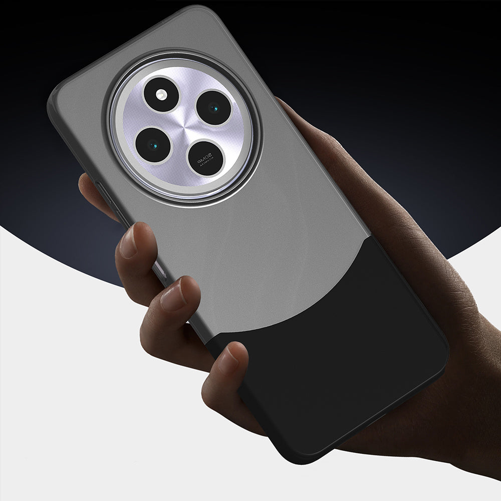 Xiaomi Redmi 14C 4G Magnetic Case Zore Double Cover Gray