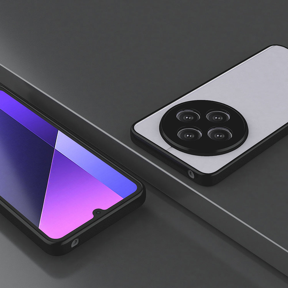 Xiaomi Redmi 14C 4G Case Zore Hux Cover Navy Blue