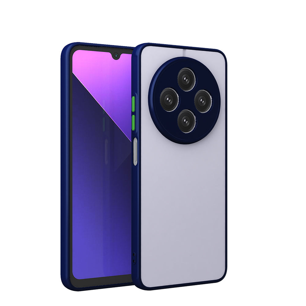 Xiaomi Redmi 14C 4G Case Zore Hux Cover Navy Blue