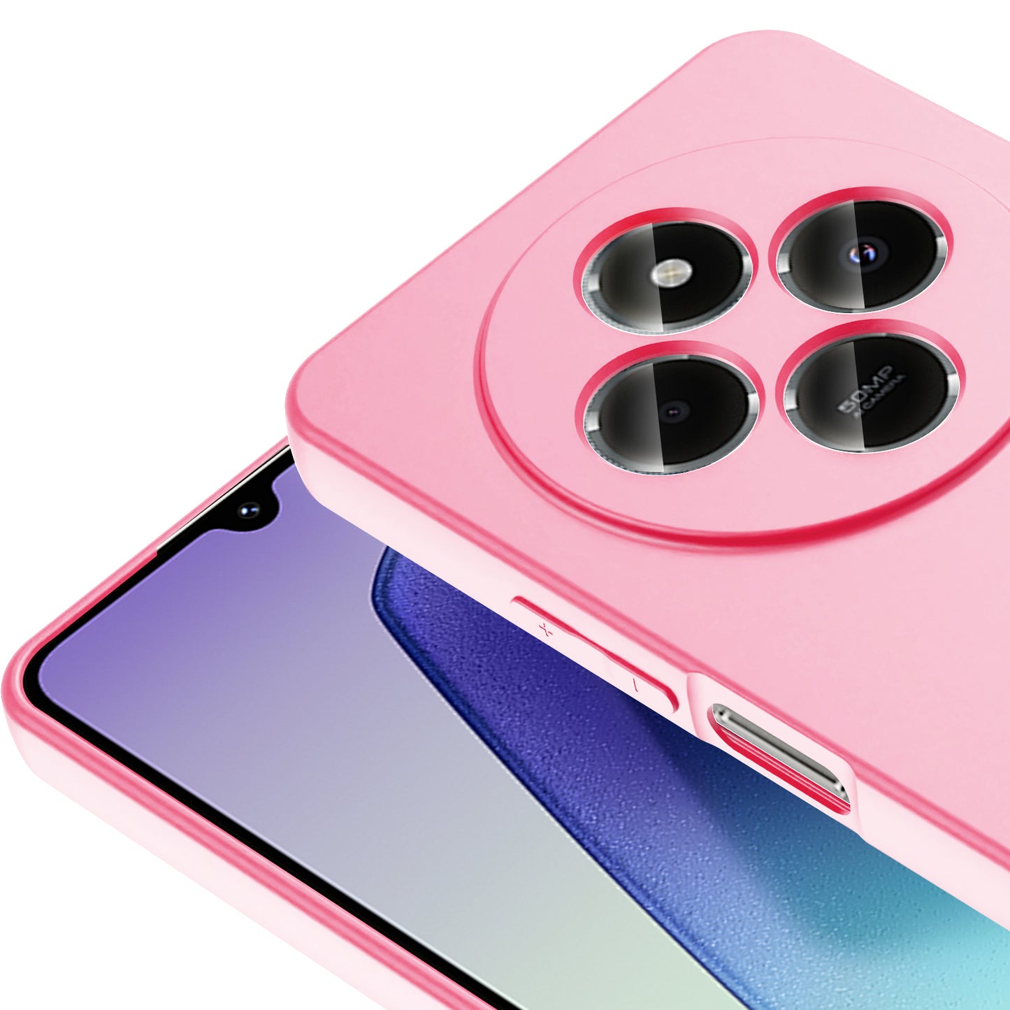 Xiaomi Redmi 14C 4G Kılıf Zore Mara Lansman Kapak Pembe