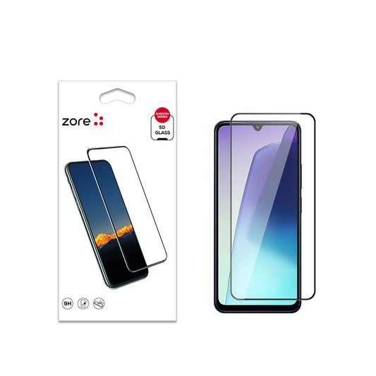 Xiaomi Redmi 14C 4G Zore Edge Shatter Resistant Glass Screen Protector Black