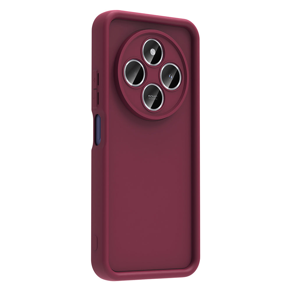 Xiaomi Redmi 14C Case Camera Protection Zore Pineapple Cover Plum