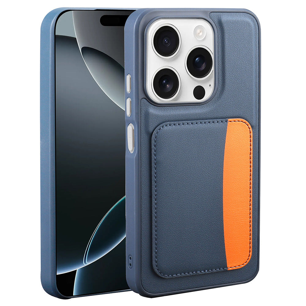 Xiaomi Redmi 15C Kılıf Kartlıklı Zore X-Kart Silikon Kapak Lacivert