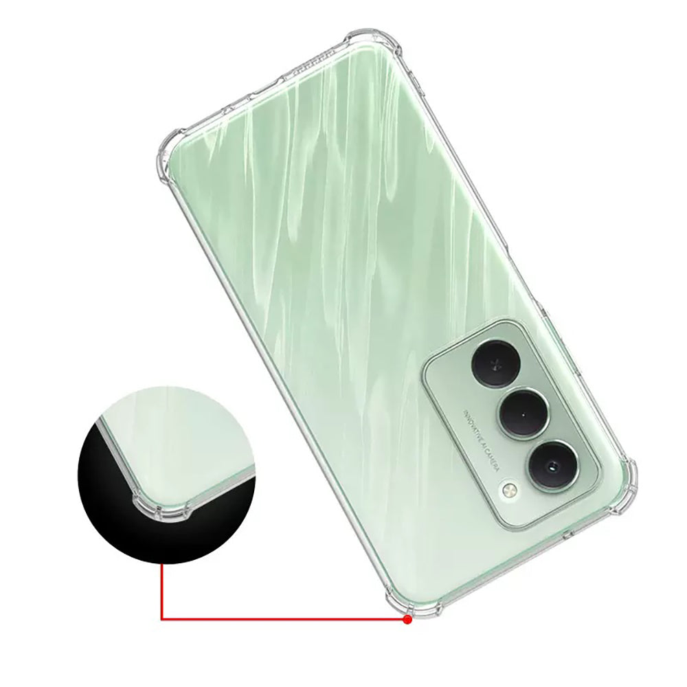 Xiaomi Redmi 15C Kılıf Zore 2mm Anti Shock Silikon Şeffaf