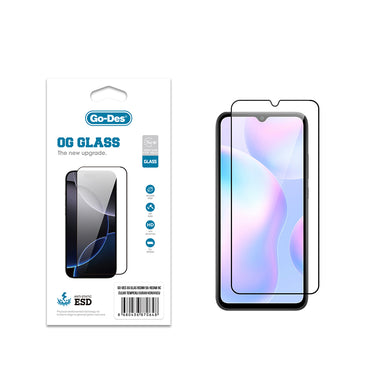 Xiaomi Redmi 9C Go Des OG Glass Antistatic Tempered Glass Screen Protector Transparent