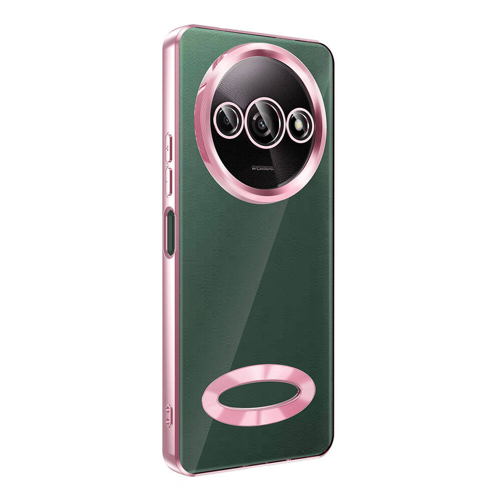 Xiaomi Redmi A3 4G 2024 Case Camera Protection Logo Showing Zore Omega Cover Sierra Blue 