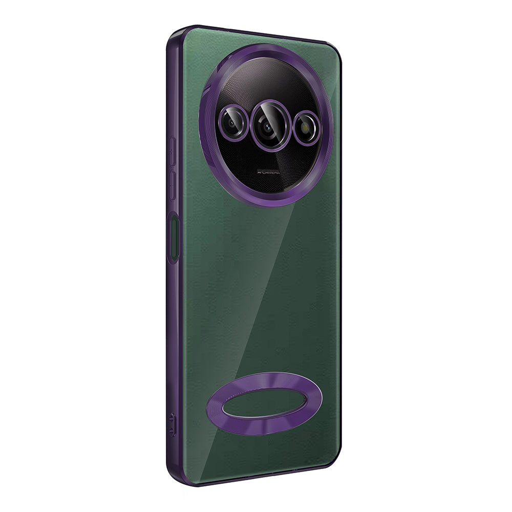 Xiaomi Redmi A3 4G 2024 Case Camera Protection Logo Showing Zore Omega Cover Sierra Blue 