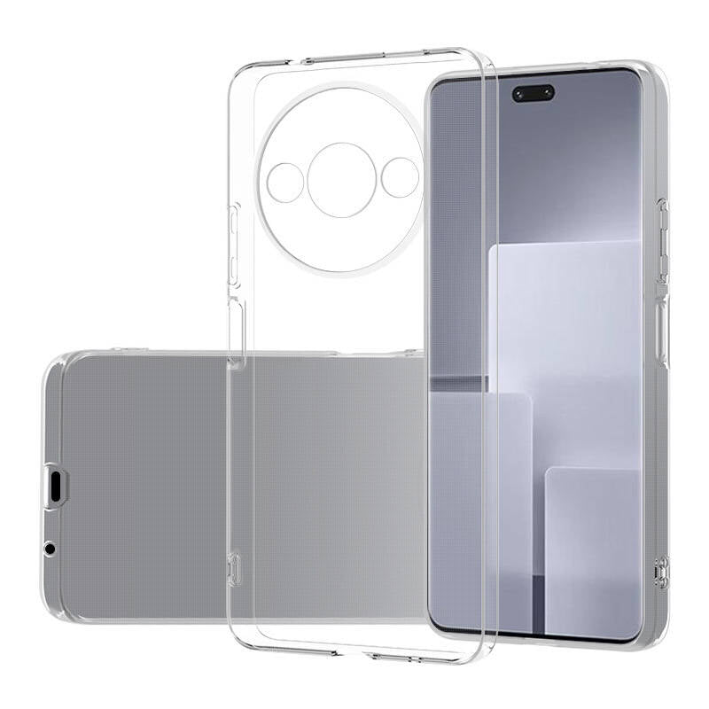 Xiaomi Redmi A3 4G 2024 Case Zore Super Silicone Cover Transparent