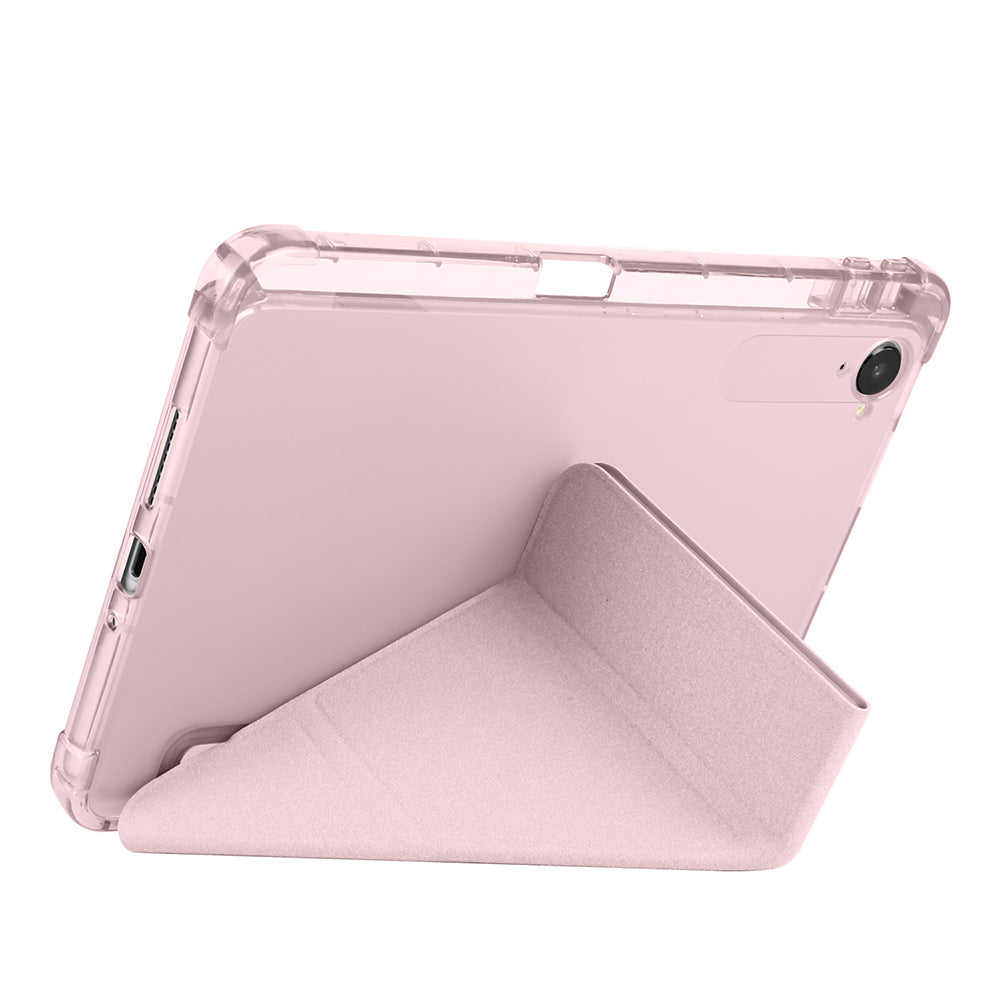 Xiaomi Redmi K Pad Kılıf Zore Tri Folding Kalem Bölmeli Standlı Kılıf Lacivert