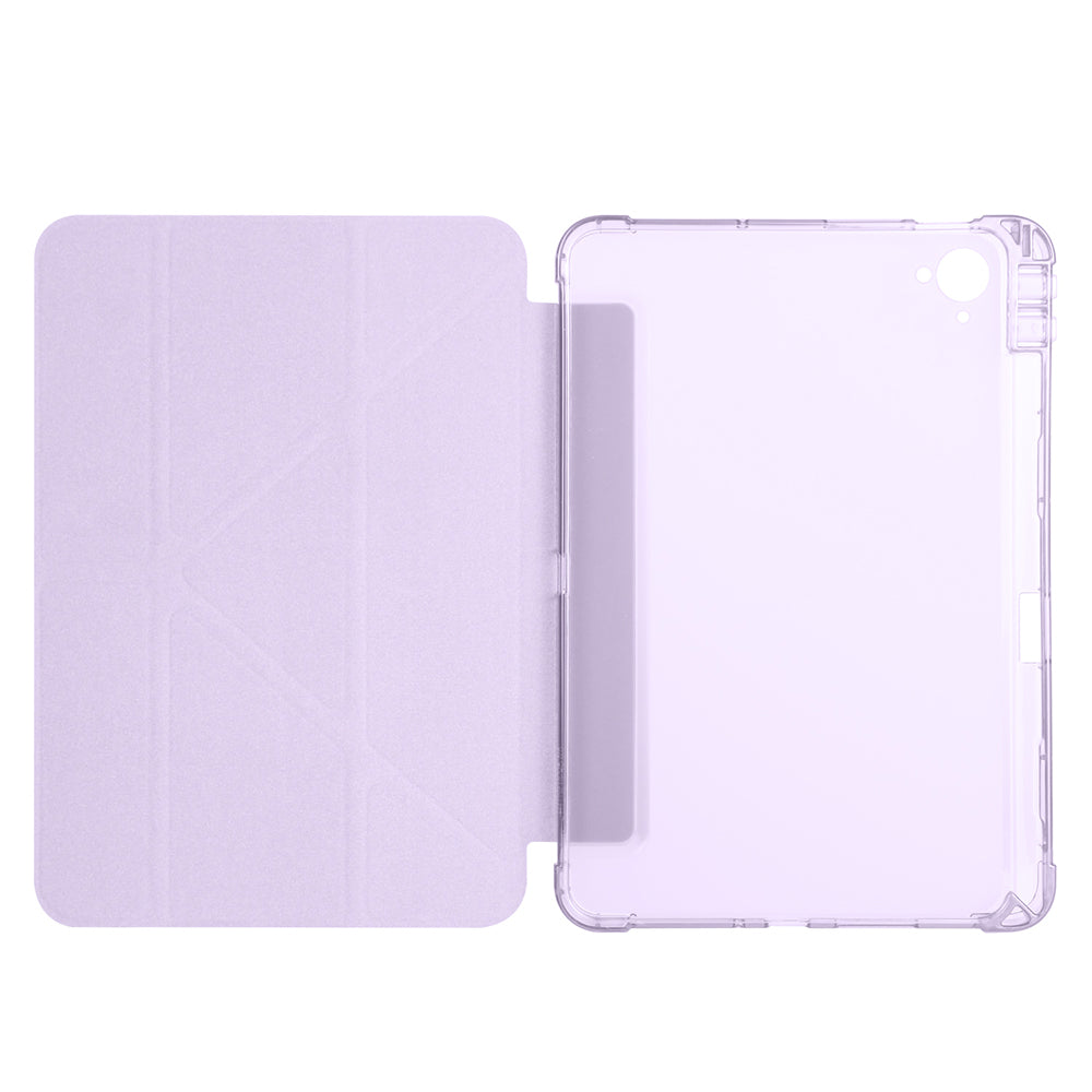 Xiaomi Redmi K Pad Kılıf Zore Tri Folding Kalem Bölmeli Standlı Kılıf Mavi