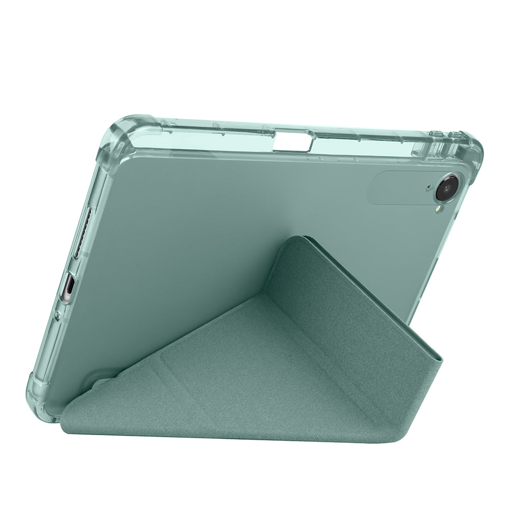 Xiaomi Redmi K Pad Kılıf Zore Tri Folding Kalem Bölmeli Standlı Kılıf Mavi