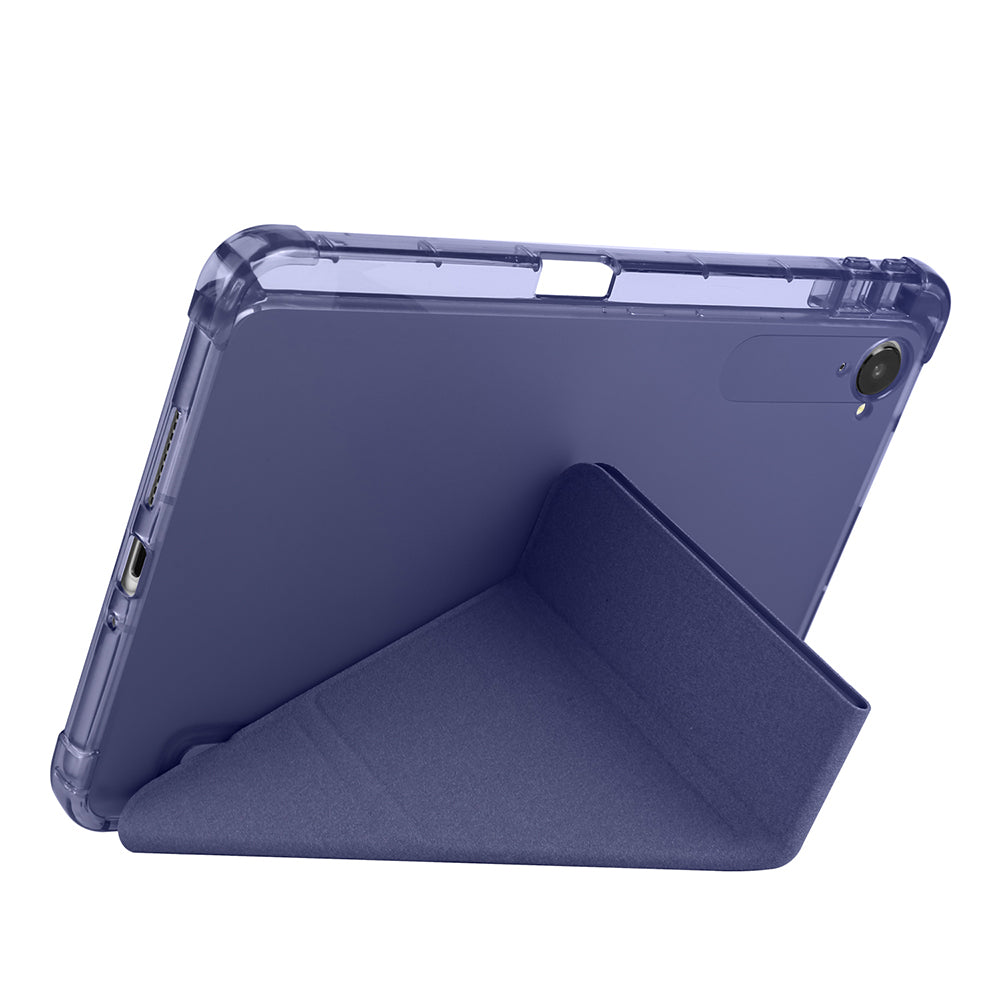 Xiaomi Redmi K Pad Kılıf Zore Tri Folding Kalem Bölmeli Standlı Kılıf Siyah