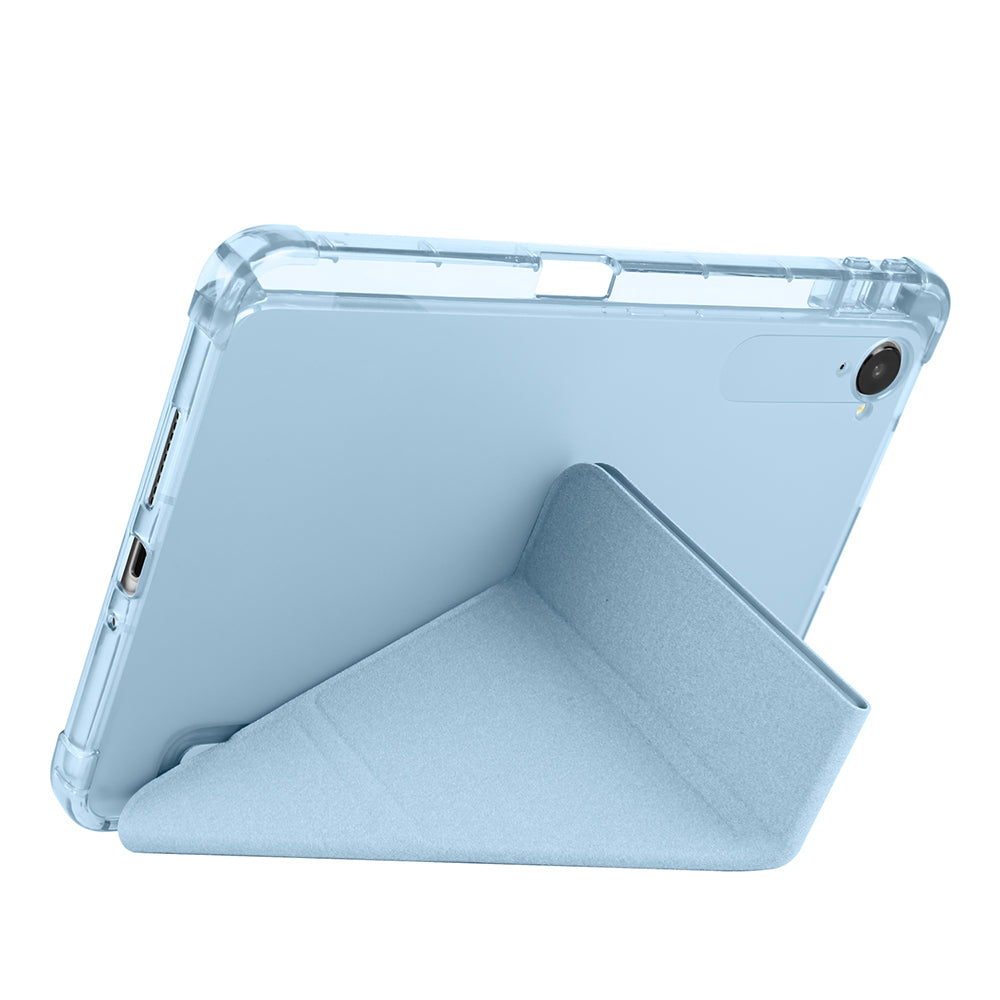 Xiaomi Redmi K Pad Kılıf Zore Tri Folding Kalem Bölmeli Standlı Kılıf Koyu Yeşil