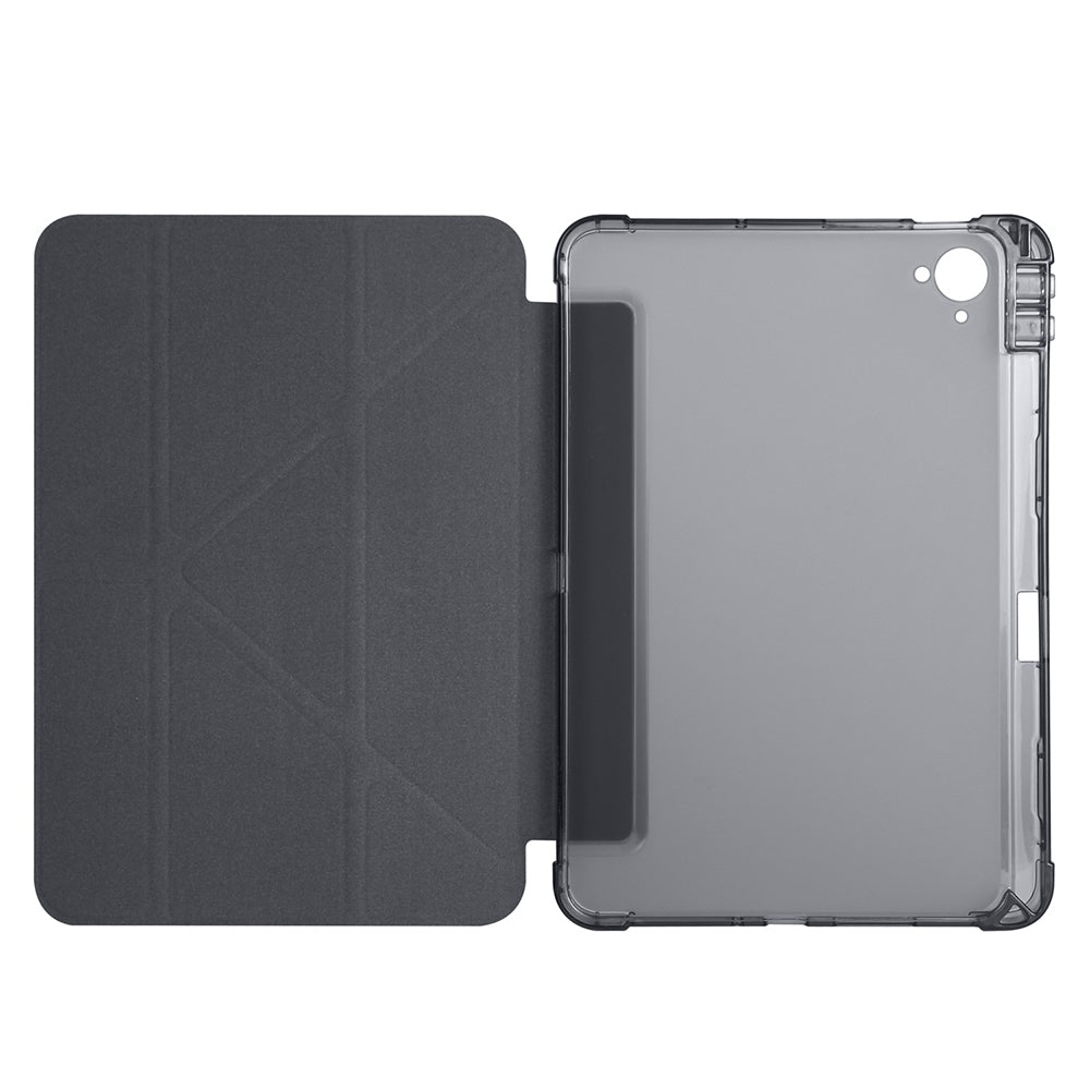 Xiaomi Redmi K Pad Kılıf Zore Tri Folding Kalem Bölmeli Standlı Kılıf Lila