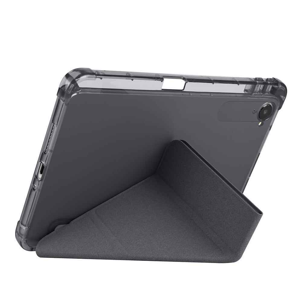 Xiaomi Redmi K Pad Kılıf Zore Tri Folding Kalem Bölmeli Standlı Kılıf Siyah
