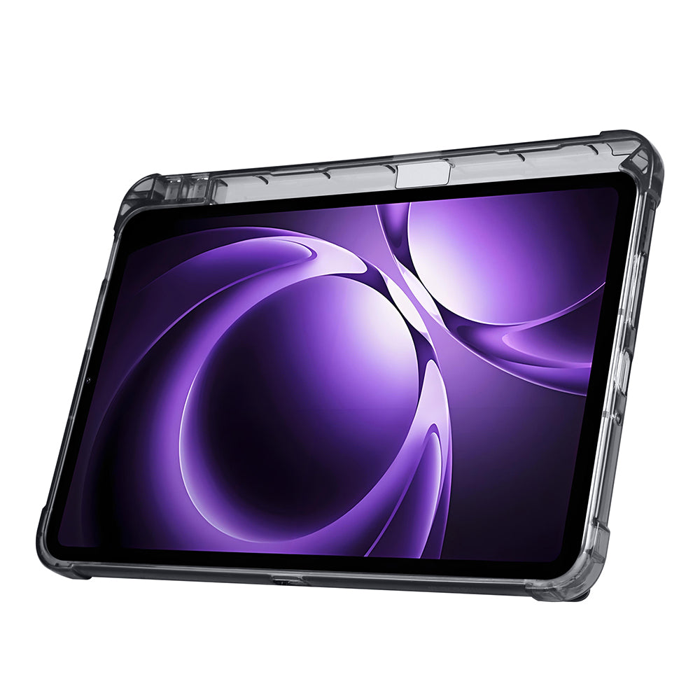 Xiaomi Redmi K Pad Kılıf Zore Tri Folding Kalem Bölmeli Standlı Kılıf Lila