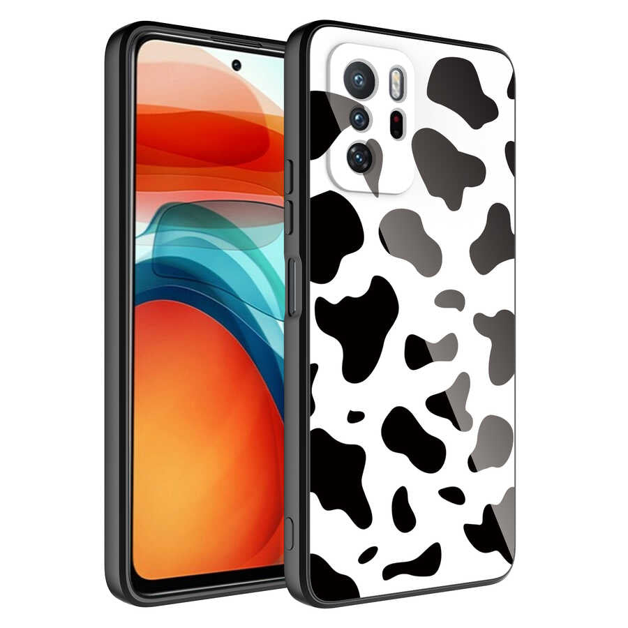 Xiaomi Redmi Note 10 Pro Kılıf Kamera Korumalı Desenli Sert Silikon Zore Epoksi Kapak