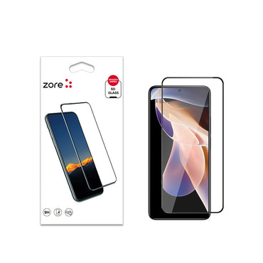 Xiaomi Redmi Note 11 Pro Plus 5G Zore Edge Shatter Resistant Glass Screen Protector Black