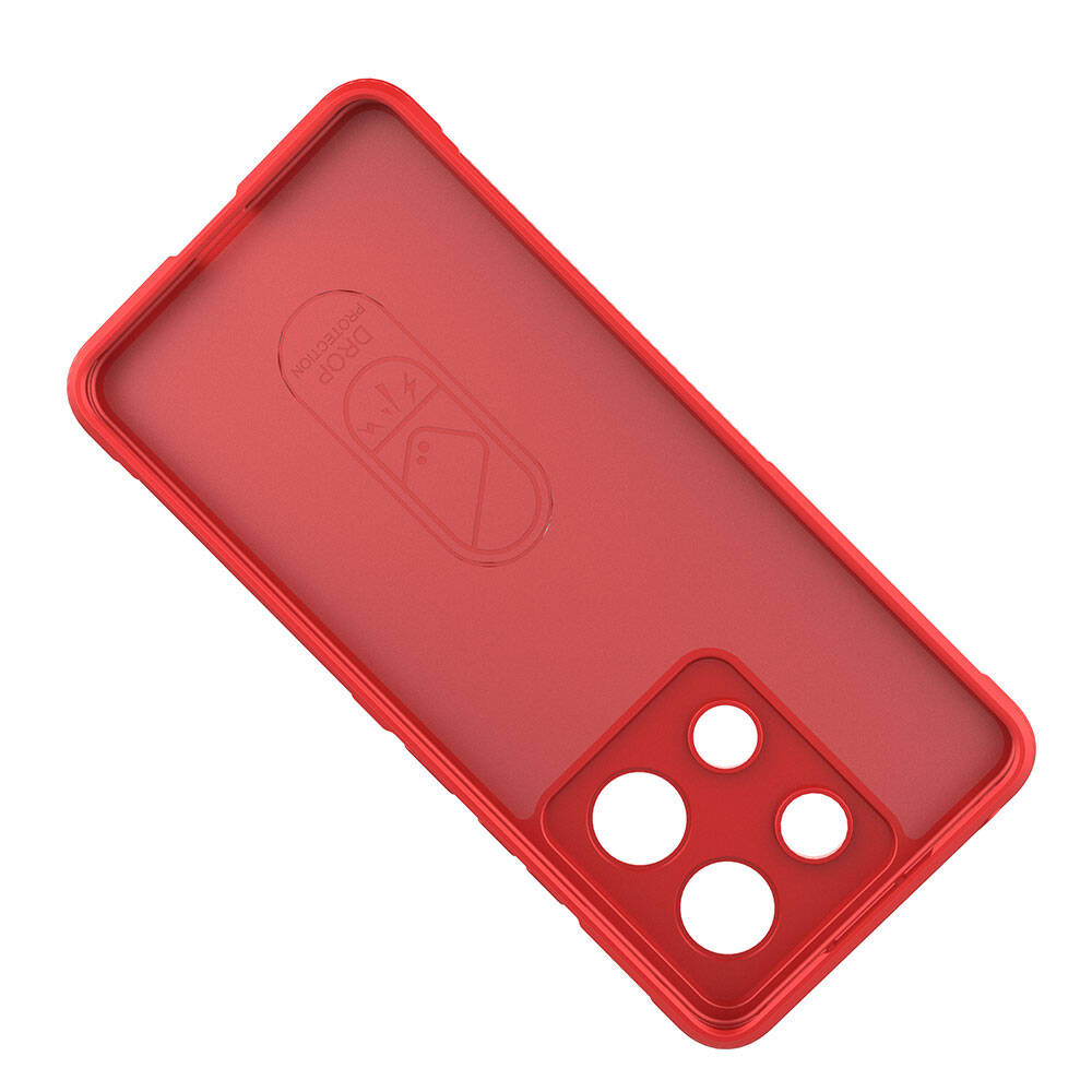 Xiaomi Redmi Note 13 4G Kılıf Esnek TPU Oyuklu Arka Yüzey Tasarımlı Zore Etnik Silikon Kapak Siyah