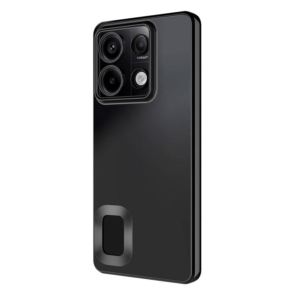 Xiaomi Redmi Note 13 4G Kılıf Kamera Korumalı Logo Gösteren Zore Omega Kapak Rose Gold