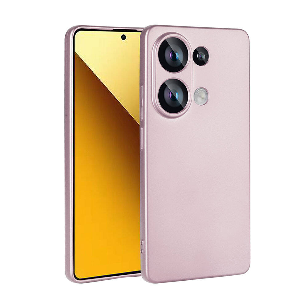 Xiaomi Redmi Note 13 4G Case Zore Premier Silicone Cover Gold