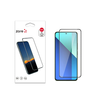 Xiaomi Redmi Note 13 4G Zore Edge Shatter Resistant Glass Screen Protector Black