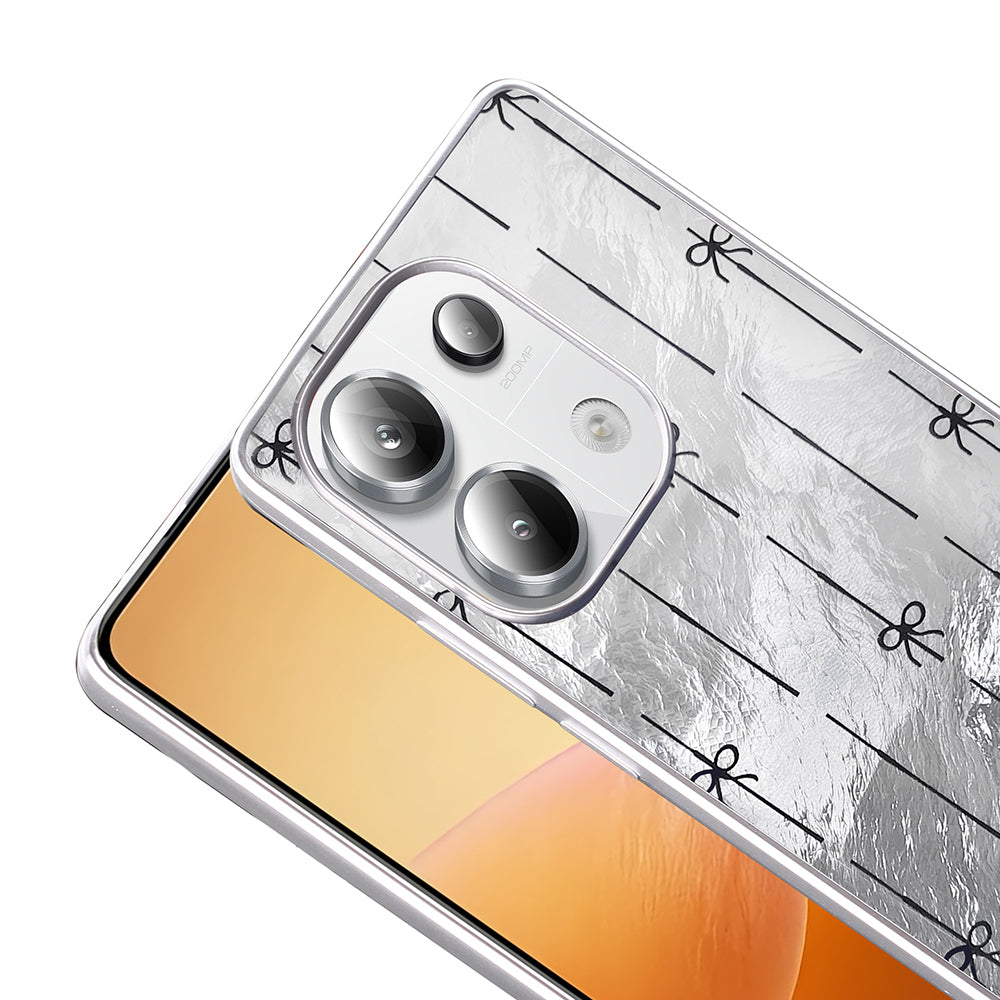 Xiaomi Redmi Note 13 Pro 4G Case Patterned Zore Mep Cover Gray Leopard