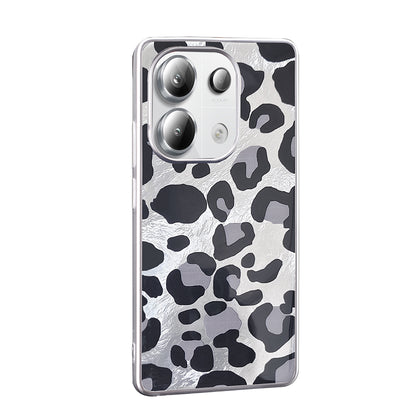 Xiaomi Redmi Note 13 Pro 4G Kılıf Desenli Zore Mep Kapak Gri Leopar