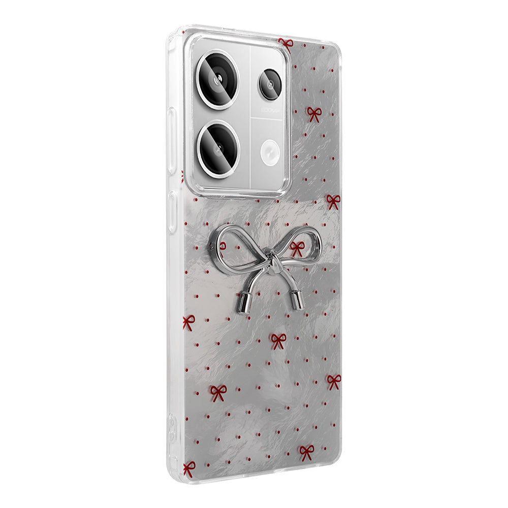 Xiaomi Redmi Note 13 Pro 4G Case Camera Protection Figured Zore Ponti Silicone Cover Lilac 