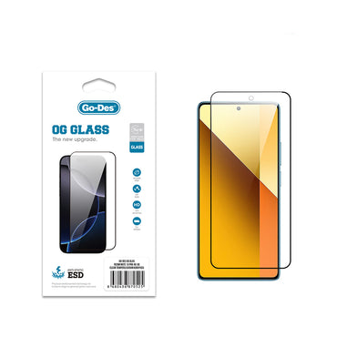 Xiaomi Redmi Note 13 Pro 5G Go Des OG Glass Antistatic Tempered Glass Screen Protector Transparent