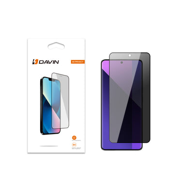 Xiaomi Redmi Note 13 Pro Plus 5G Davin 5D Privacy Glass Screen Protector Black